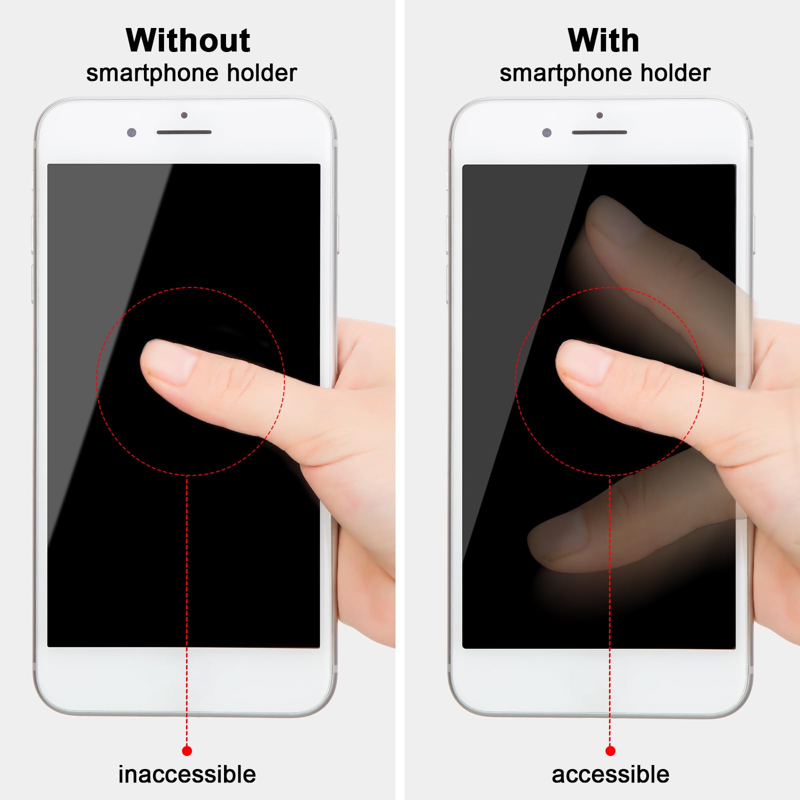 Sylvornyxisq 6 Pieces Phone Grip Holder