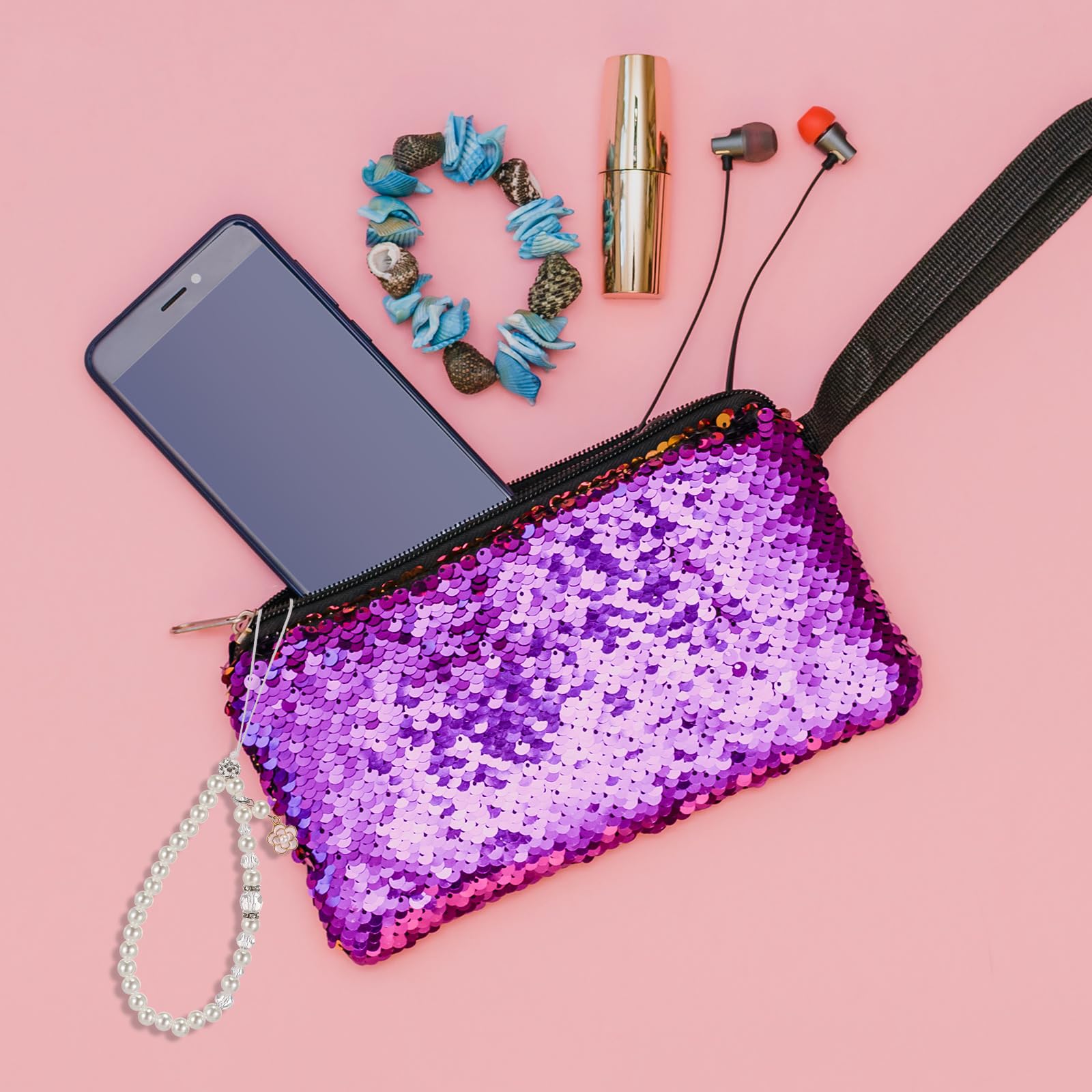 Sylvornyxisq 3 Pcs Phone Charms Strap